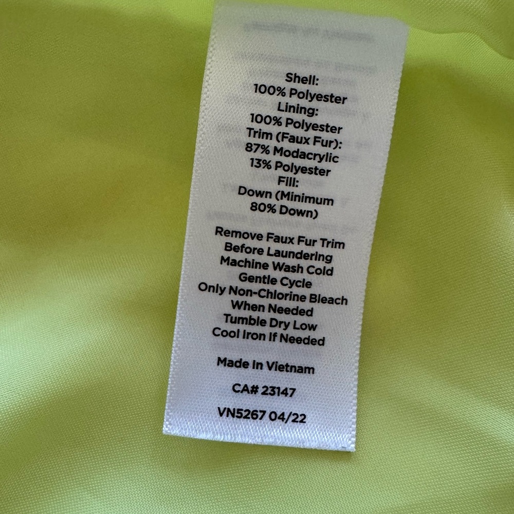 Talbots Down Puffer Vest Green Women’s Medium - Picture 10 of 10